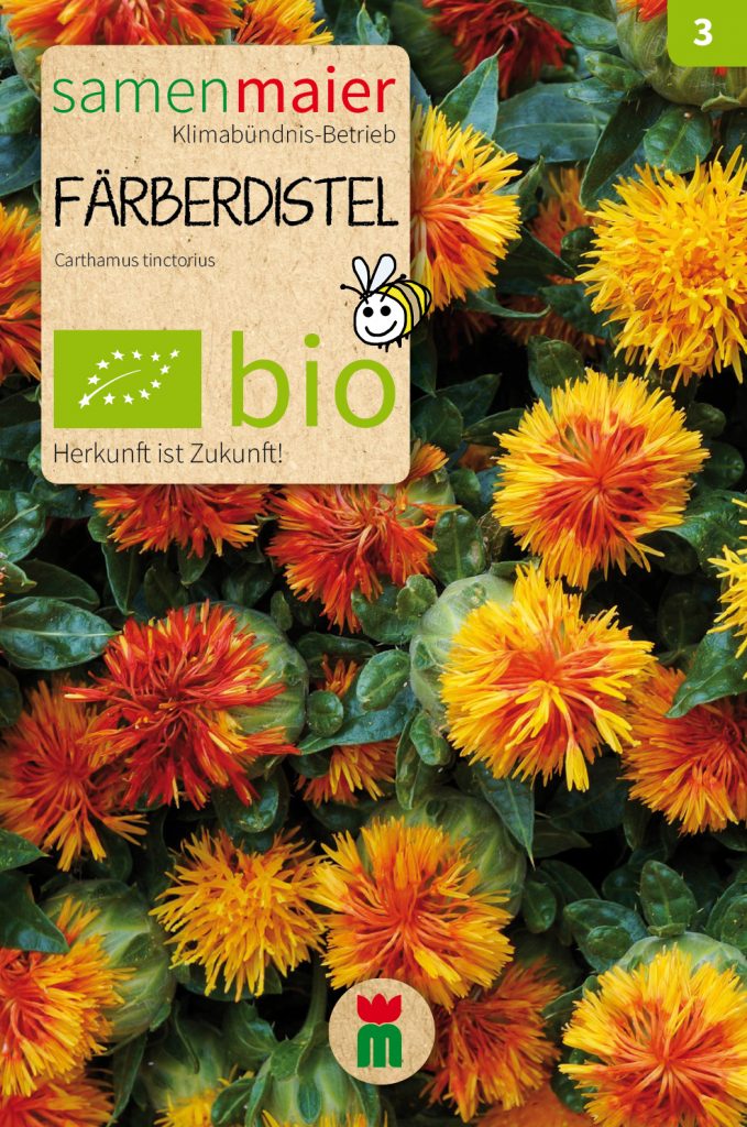 BIO Blumensamen Färberdistel