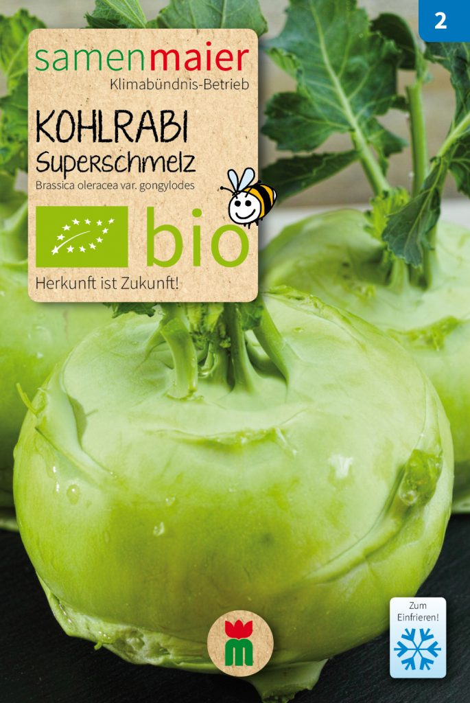 BIO Gemüsesamen Kohlrabi "Superschmelz"