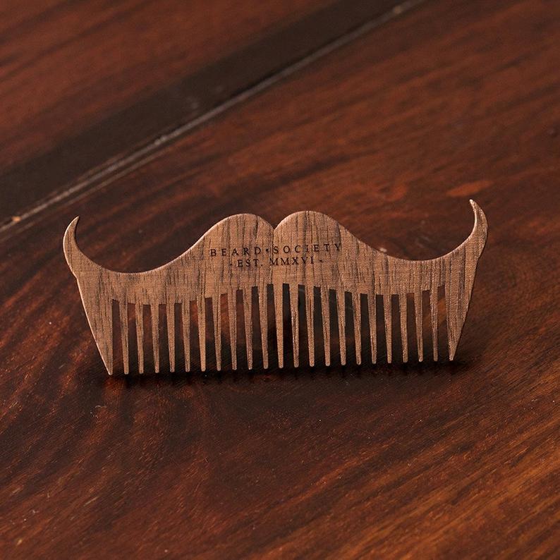 Mustache - Bartpflege - Bartkamm für Unterwegs