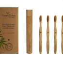 Bambuista 4er Pack ökologische Zahnbürsten