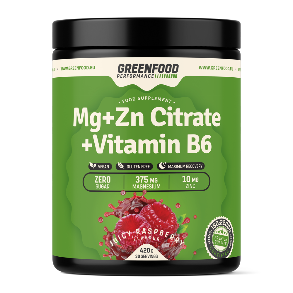 Nahrungsergänzungsmittel Performance Mg+ZN Citrate + Vitamin B6 420g