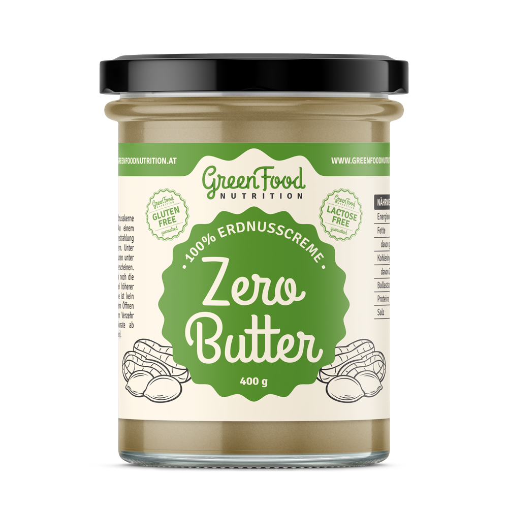 Zero Butter 100% Erdnusscreme 400g