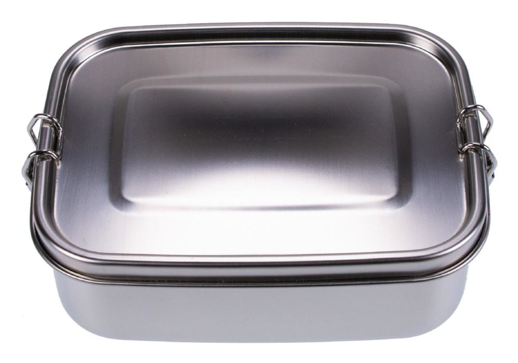 Brotdose/Lunchbox/Vesperdose aus Edelstahl - Inhalt: 1200 ml