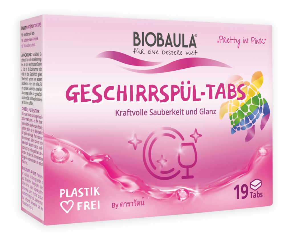 BIOBAULA Geschirrspül Tabs – Pretty in Pink