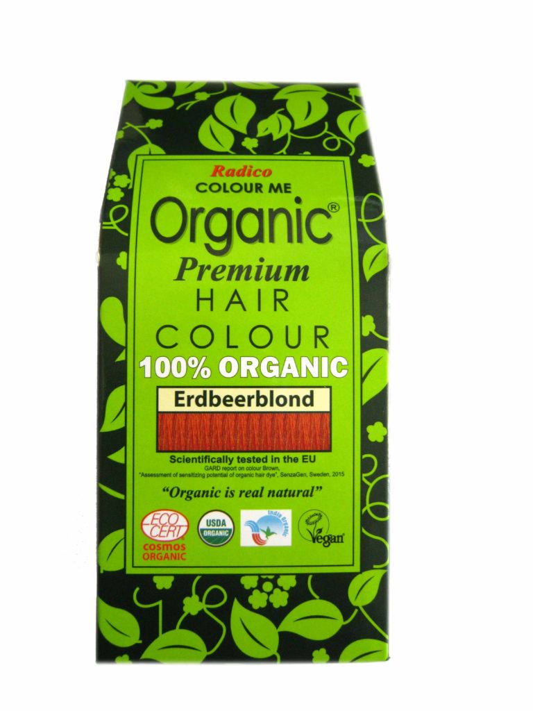 Radico - Organische Pflanzenhaarfarbe Erdbeerblond 100 g Pulver