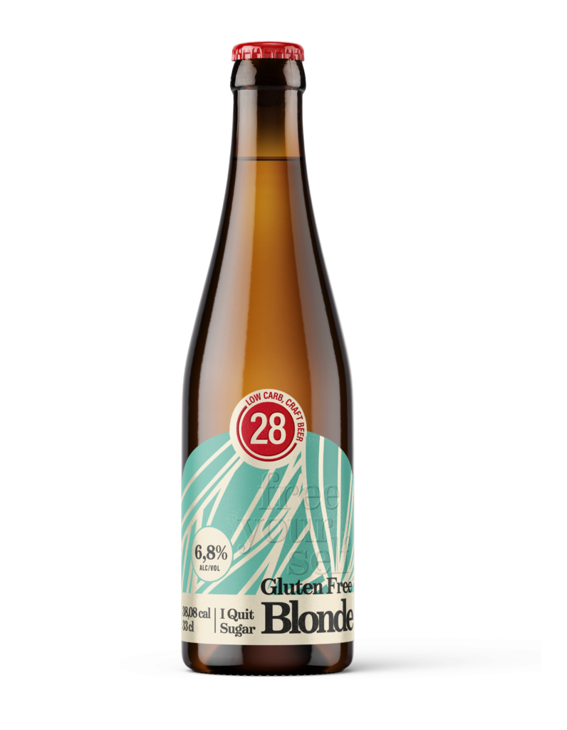 28 Low Carb Craft Bier „Blonde glutenfrei” 6 Fl. x 0,33l