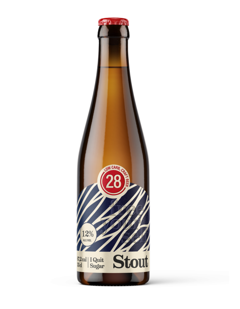 28 Low Carb Craft Bier „Stout“ 6 Fl. x 0,33l